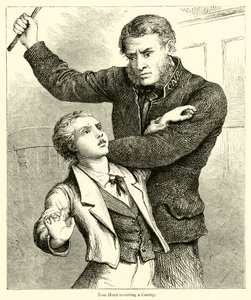 Tom Hunt recibiendo una paliza de English School