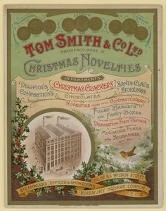 Tom Smith & Co Ltd, Novedades de Navidad, Petardos de Navidad, Portada del Folleto de English School