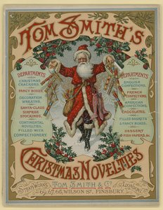 Tom Smith & Co Ltd, Novedades de Navidad, Petardos de Navidad, Portada del Folleto de English School