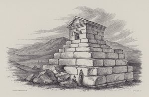 Tumba de Ciro (grabado)