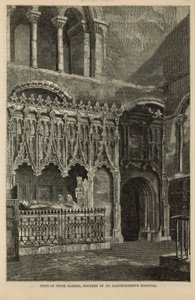Tumba del Prior Rahere, fundador del Hospital de San Bartolomé