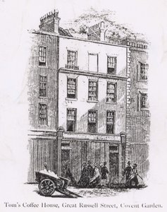 Toms Coffee House, Great Russell Street, Covent Garden de English School