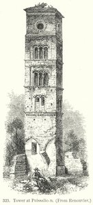 Torre de Puissalicon (grabado) de English School