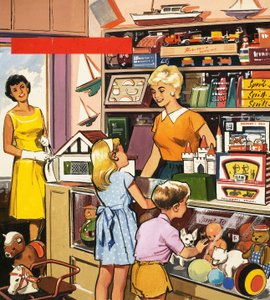 Asistente de tienda de juguetes de English School