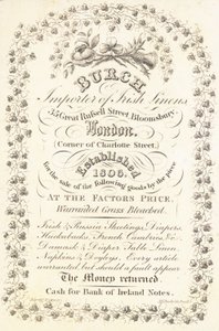 Tarjeta comercial, Burch de English School