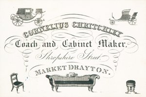 Tarjeta comercial, Cornelius Critchley de English School
