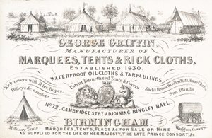 Tarjeta comercial, George Griffin de English School