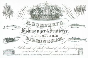 Tarjeta comercial, H Humphreys de English School