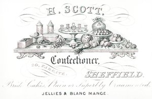 Tarjeta comercial, H Scott de English School