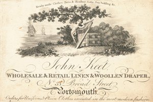 Tarjeta comercial, John Keet de English School