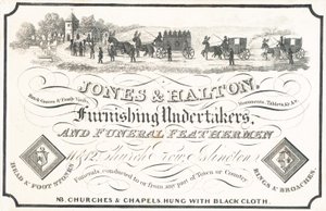 Tarjeta comercial, Jones & Halton de English School