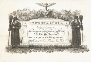 Tarjeta comercial, Pawson & Lewis