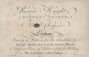 Tarjeta comercial, Riviere Knight