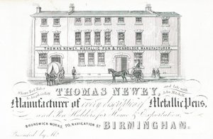 Tarjeta comercial, Thomas Newey
