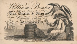 Tarjeta comercial, William Bonsor