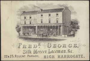 Tarjeta comercial de Frederick George de English School