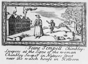 Tarjeta comercial de Jeane Tempell, Chimbley Swepers de English School