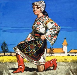 Traje tradicional de Ucrania