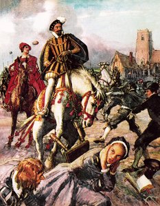 Tragedia en el Día de San Bartolomé, 1572 de English School