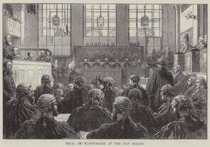 Juicio de Wainwright en el Old Bailey de English School