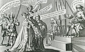 Juicio de la Emperatriz Soberana de las Vastísimas Regiones del Gusto, 1771 de English School