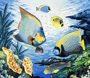 Peces tropicales de English School