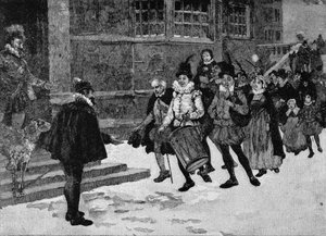 Wassailing Tudor de English School