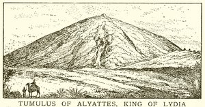 Túmulo de Aliates, rey de Lidia de English School