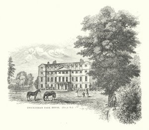 Twickenham Park House (grabado) de English School