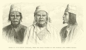 Tipos de Futa-Jallon, Foulah, cerca de las cabeceras de los ríos Senegal y Gambia