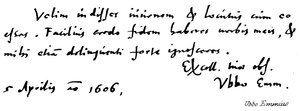 Ubbo Emmius