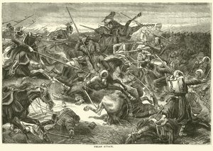 Ataque de Ulanos, octubre 1870 de English School