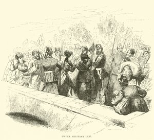 Bajo la ley militar, marzo 1871 de English School