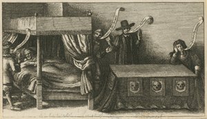 Escena de dormitorio no identificada