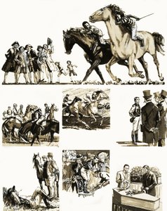 Historia no identificada de un jockey