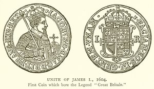 Unite de James I, 1604 de English School