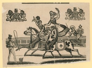 Escena de circo sin título: Monta de Caballo