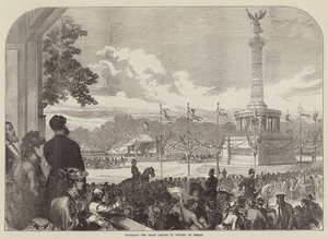 Inauguración de la Columna de la Victoria de Sedan en Berlín de English School