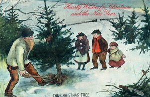 Desarraigando el árbol de Navidad de English School