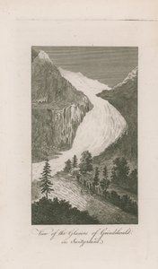 Vista de los glaciares de Grindelwald de English School