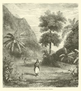 Valle en el interior de Tahití de English School