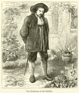 Van Hoofman en su jardín