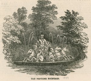 Jardines de Vauxhall, Londres: La fuente de Neptuno