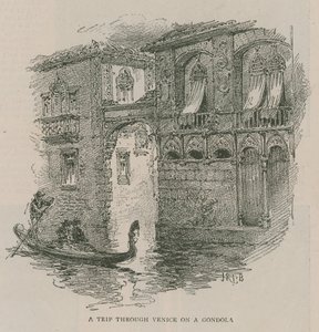 Venecia en Londres: Bocetos en Olympia - Un viaje por Venecia en una góndola de English School