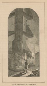 Eje de ventilación en la Prisión de Wandsworth