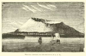 Vesubio antes de la erupción del año 63 d.C. de English School