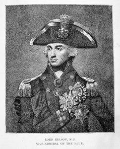 Vicealmirante Horatio Nelson (1758-1805) de English School