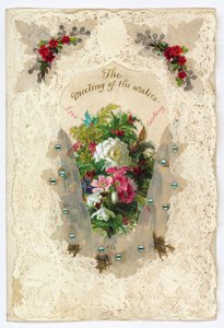 Tarjeta de San Valentín Victoriana de English School