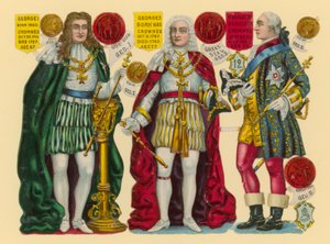 Recorte victoriano: Rey Jorge I, Rey Jorge II, Rey Jorge III