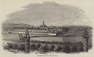 Viena, del Nuevo Panorama del Sr. Burford (grabado) de English School